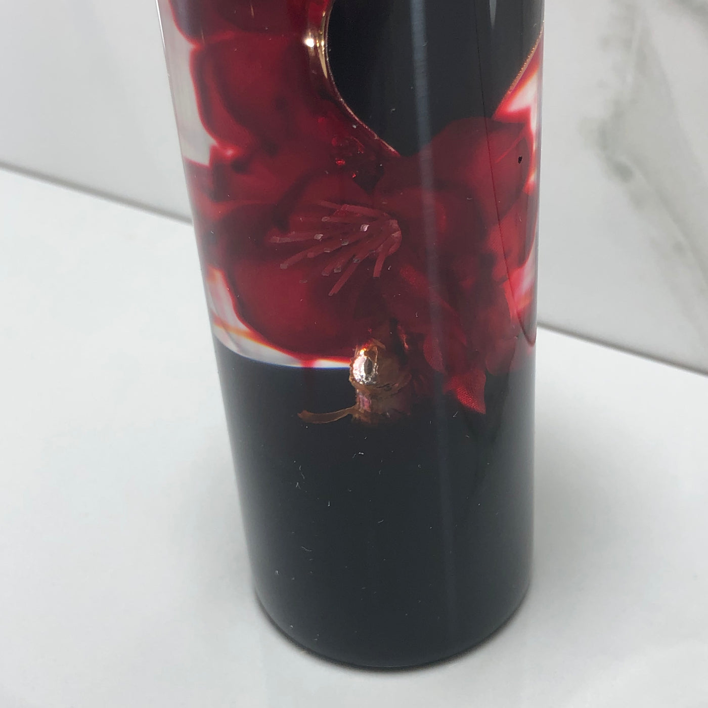 140mm Blossom Heart Resin Shift Knob — 5.5 in, 12mm x 1.25