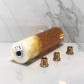 Mr__Grip 5 1/2 Inch Resin Custom Shift Knob honey gold glitter white #375