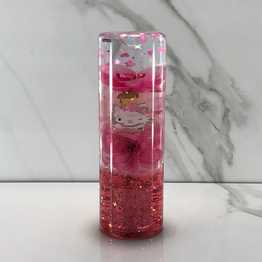 Mr__Grip Resin Shift Knob 115mm Pink Blossom Charm Kawaii Flower