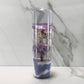 Mr__Grip 5 3/4 Inch Resin Custom Shift Knob Angel purple & white Cherry Blossom #524