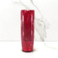 Mr__Grip 4 1/2 Inch Resin Custom Shift Knob Red Tint Silver Holographic Flakes JDM joystick style