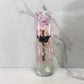 Mr__Grip 5 1/2 Inch Resin Custom Shift Knob White Cherry Blossom  Pink Hearts #426