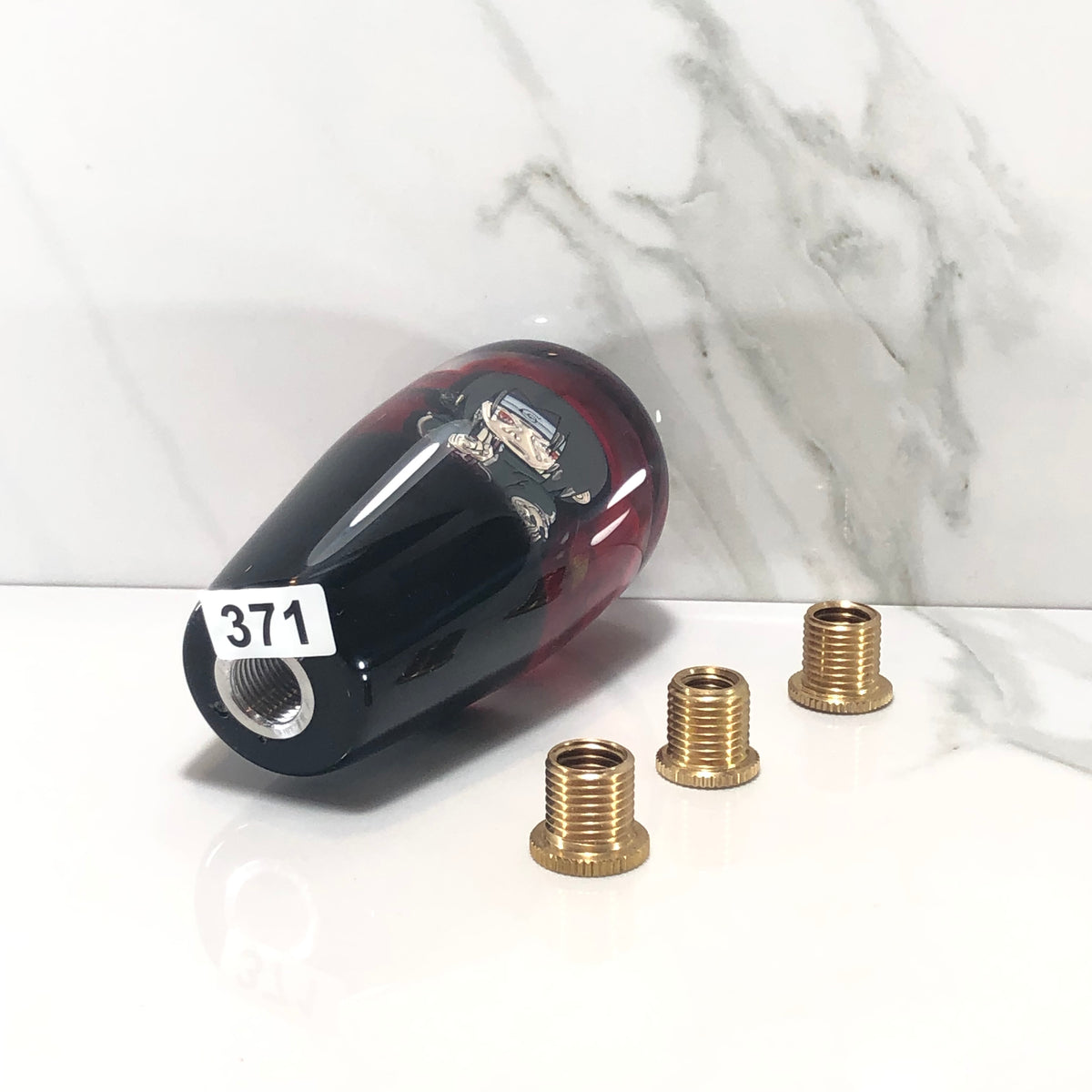 95mm Blossom Resin Shift Knob — 3.5 in, 12mm x 1.25