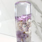 Mr__Grip 5 3/4 Inch Resin Custom Shift Knob Angel purple & white Cherry Blossom #524