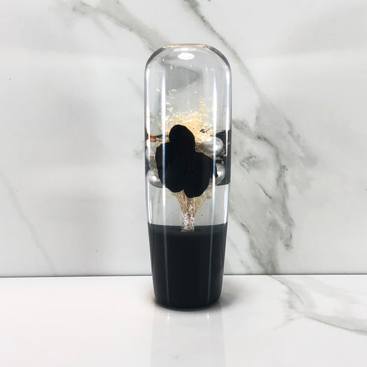 Mr__Grip Resin Shift Knob 115mm White Stardust Black Blossom Joystick