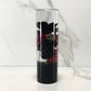 Mr__Grip 5 Inch Resin Custom Shift Knob black & red Cherry Blossom oni mask  #405