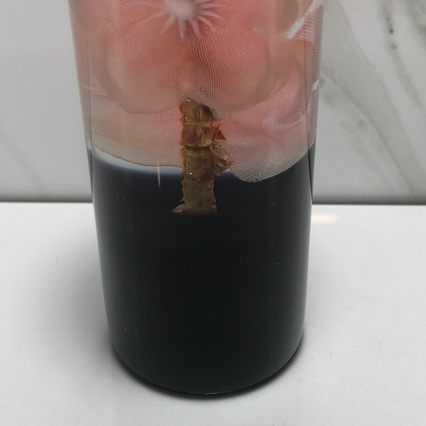 115mm Peach Blossom Resin Shift Knob — 4.5 in, 12mm x 1.25