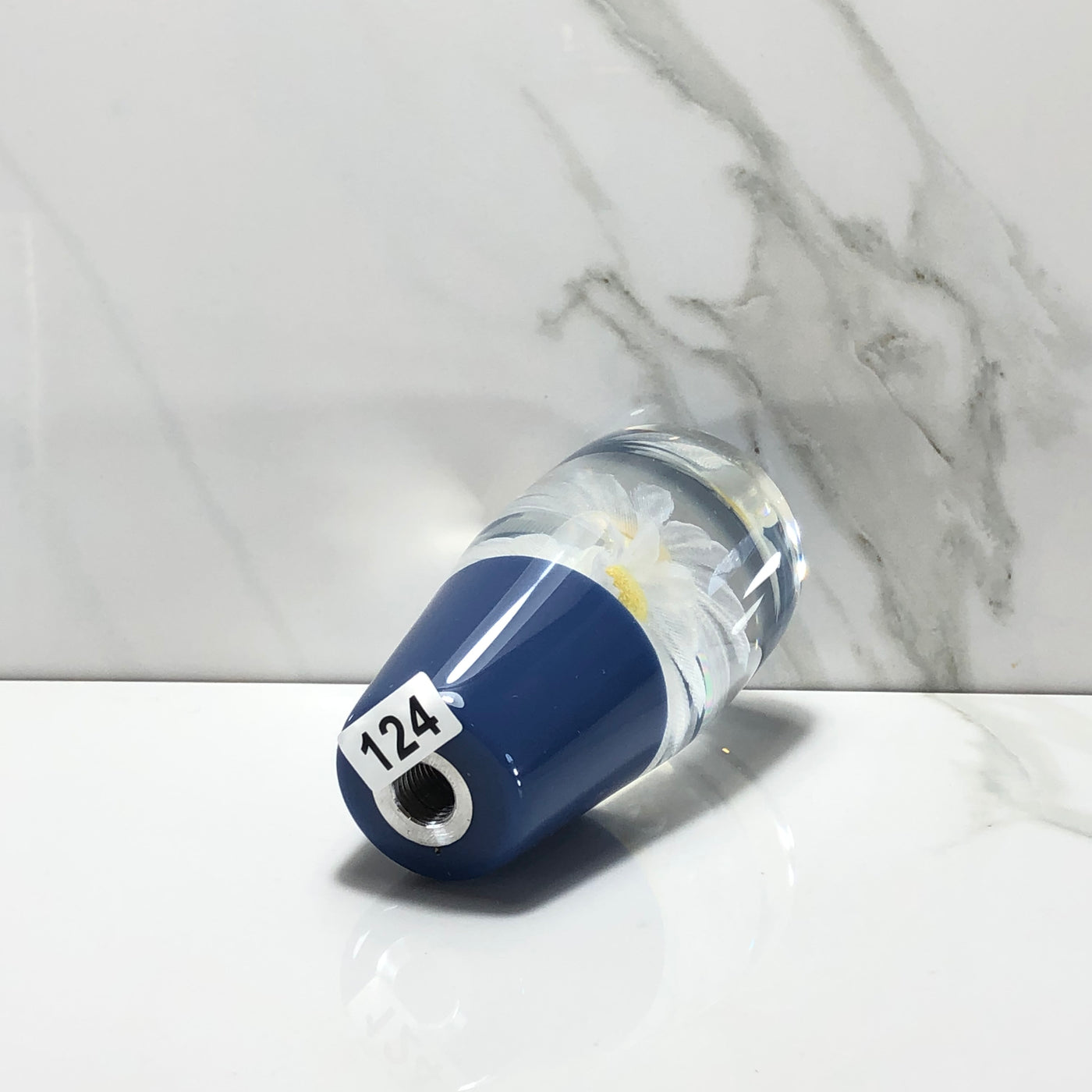95mm Daisies Resin Shift Knob — 3.5 in, 12mm x 1.25