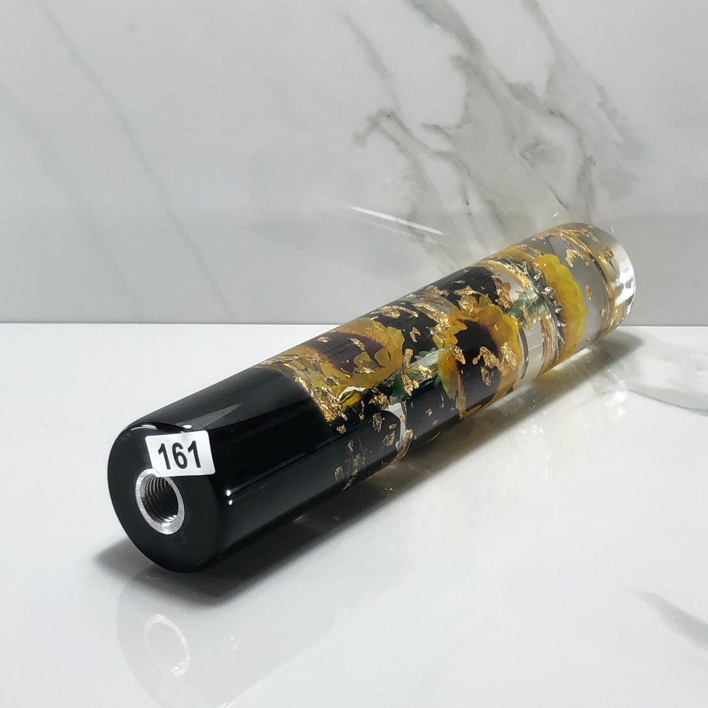 Mr__Grip 8 Inch Resin Custom Shift Knob Sunflower Black Cherry Blossom  JDM