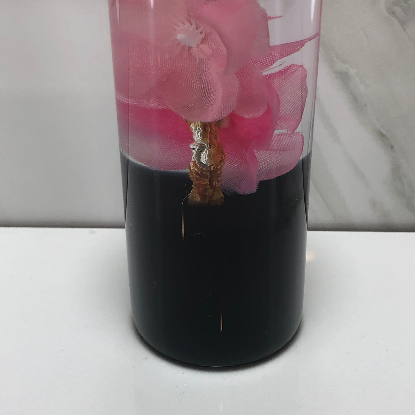 115mm Pink Blossom Resin Shift Knob — 4.5 in, 12mm x 1.25