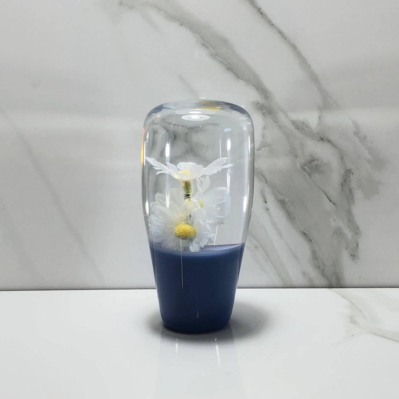 95mm Daisies Resin Shift Knob — 3.5 in, 12mm x 1.25