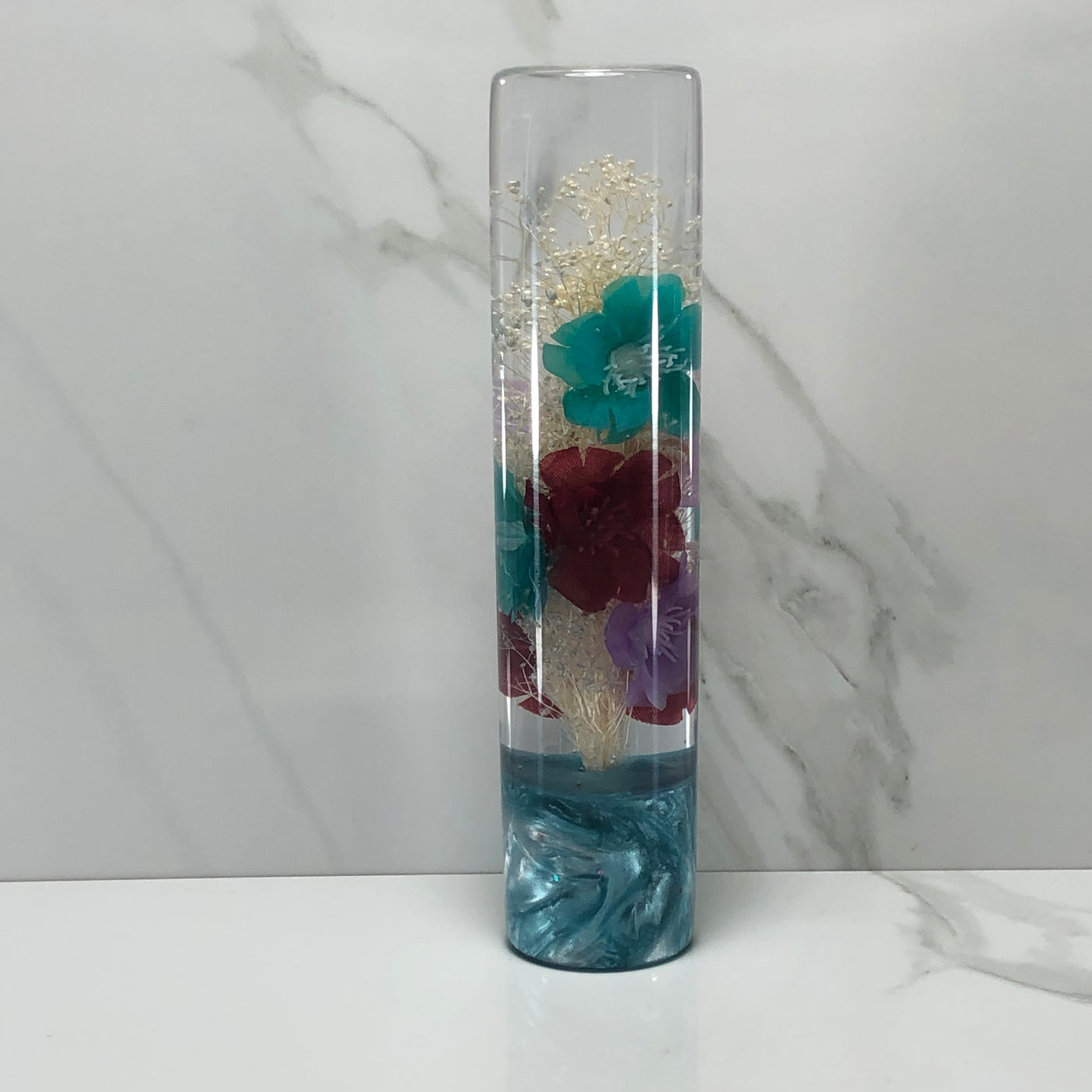 190mm Stardust Cherry Blossom Resin Shift Knob — 7.5 in, 12mm x 1.25