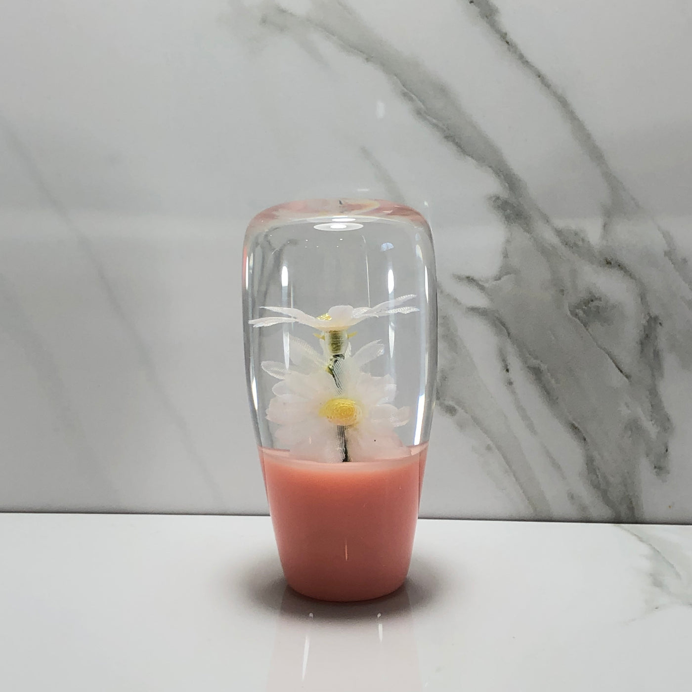 95mm Daisies Resin Shift Knob — 3.5 in, 12mm x 1.25