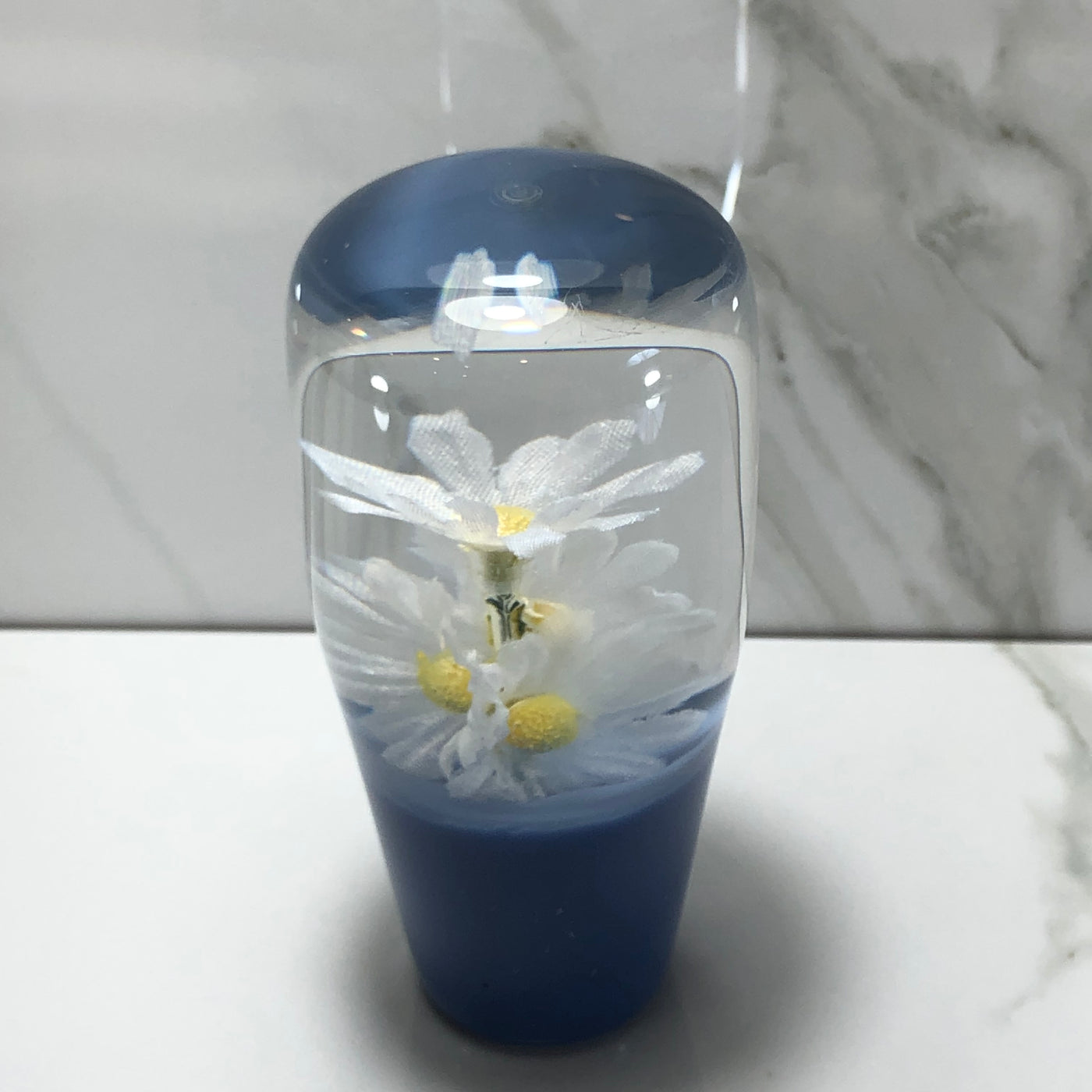 95mm Daisies Resin Shift Knob — 3.5 in, 12mm x 1.25