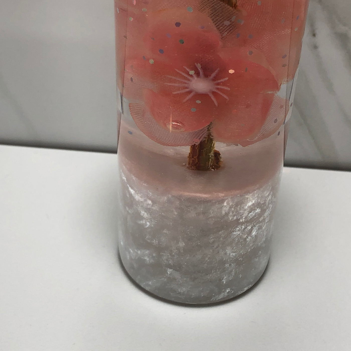 115mm Peach Blossom Resin Shift Knob — 4.5 in, 12mm x 1.25