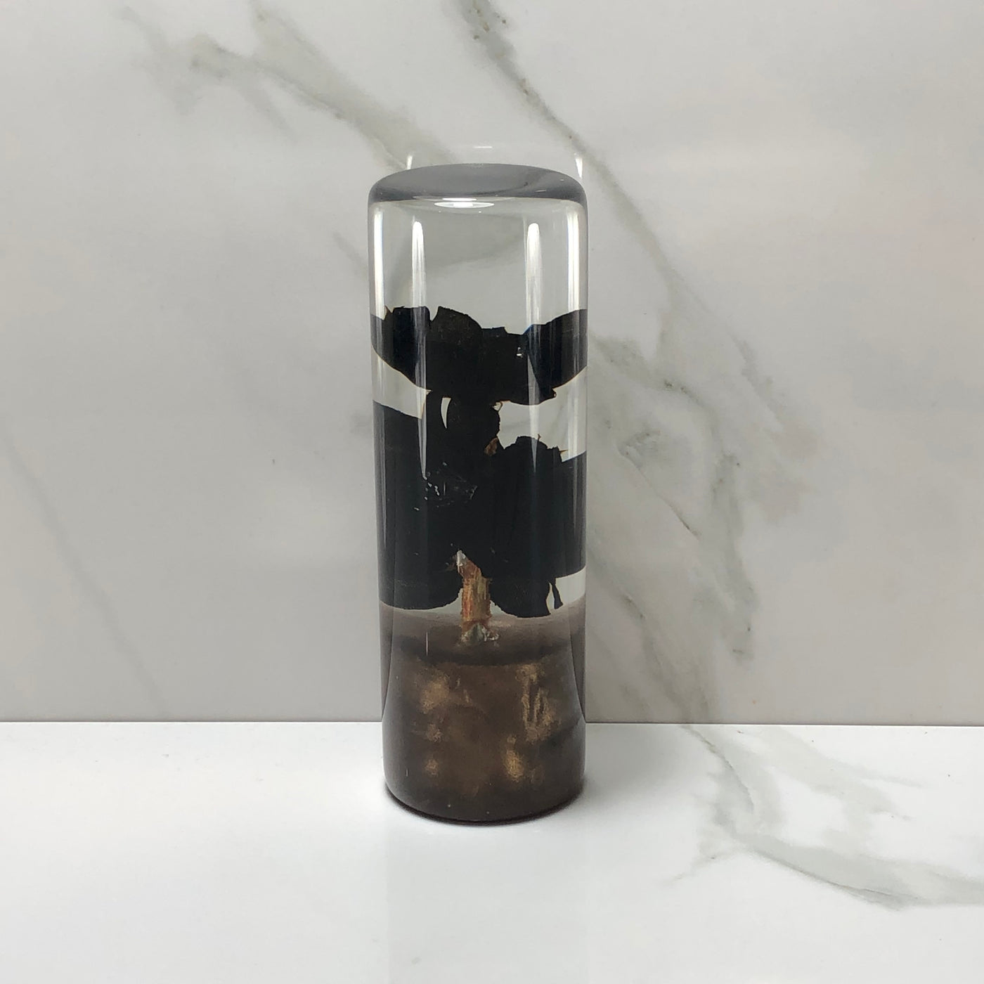 115mm Black Blossom Resin Shift Knob — 4.5 in, 12mm x 1.25